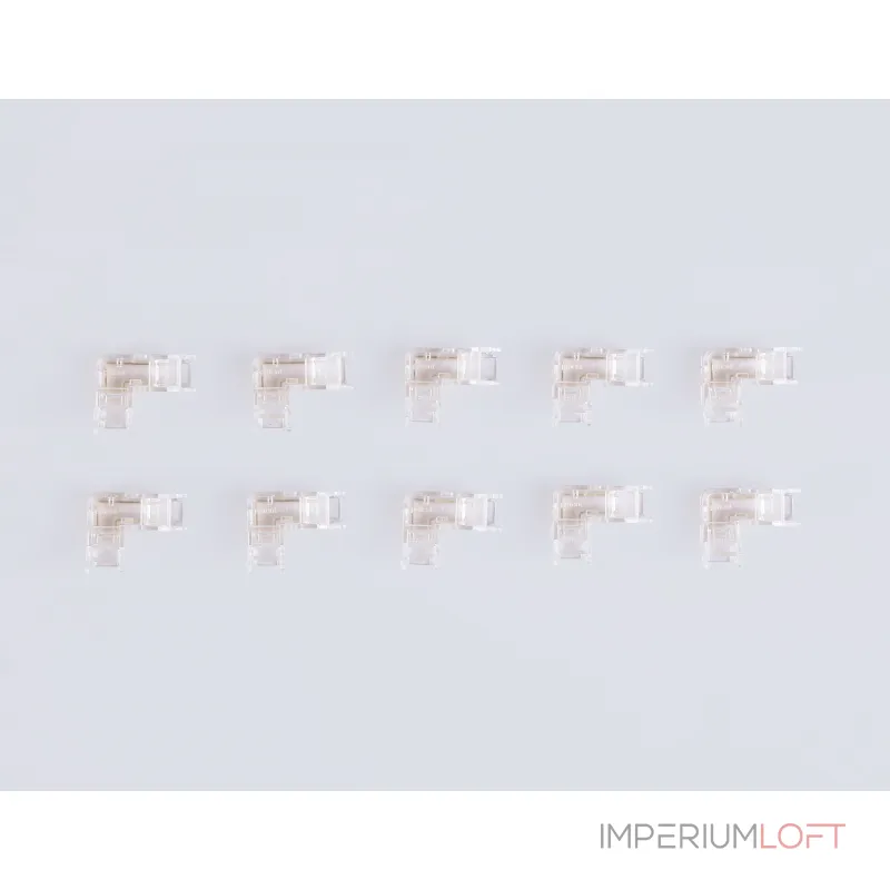 Соединитель угловой COB 12/24V для лент 5mm GS6841 (2 конт.) (10шт. в комплекте) Ambrella ILLUMINATION GS GS6841