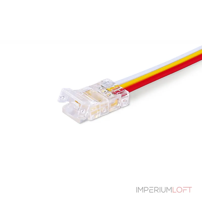 Соединитель гибкий односторонний COB CCT 12/24V для лент 8mm GS7406 (3 конт.) (5шт. в комплекте) Ambrella ILLUMINATION GS GS7406
