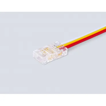 Соединитель гибкий односторонний COB CCT 12/24V для лент 8mm GS7406 (3 конт.) (5шт. в комплекте) Ambrella ILLUMINATION GS GS7406