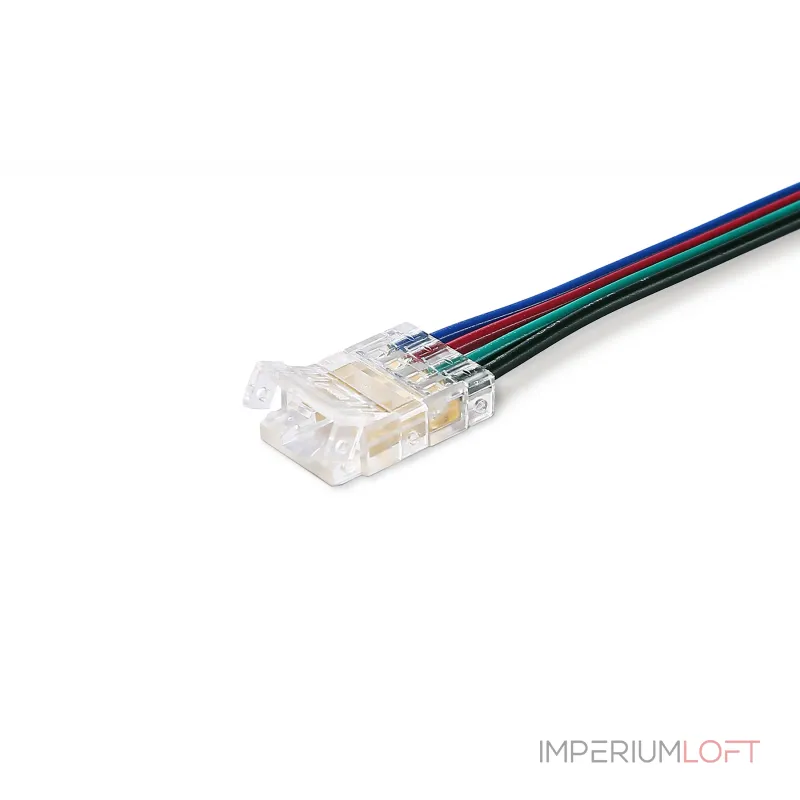 Соединитель гибкий односторонний COB RGB 12/24V для лент 10mm GS7411 (4 конт.) (5шт. в комплекте) Ambrella ILLUMINATION GS GS7411