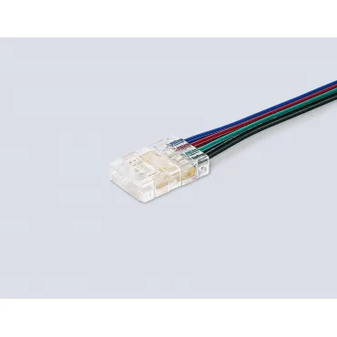 Соединитель гибкий односторонний COB RGB 12/24V для лент 10mm GS7411 (4 конт.) (5шт. в комплекте) Ambrella ILLUMINATION GS GS7411