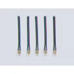 Соединитель гибкий односторонний COB RGB 12/24V для лент 10mm GS7411 (4 конт.) (5шт. в комплекте) Ambrella ILLUMINATION GS GS7411