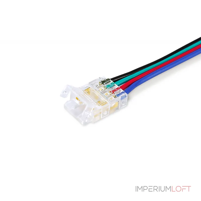 Соединитель гибкий двухсторонний COB RGB 12/24V для лент 10mm GS7921 (4 конт.) (5шт. в комплекте) Ambrella ILLUMINATION GS GS7921