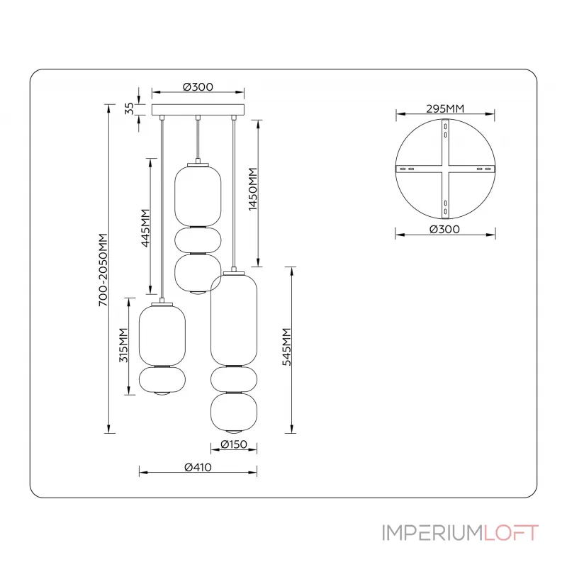 Подвесной светильник Ambrella HIGH LIGHT LH LH11036