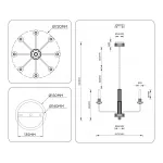 Люстра на штанге Ambrella HIGH LIGHT LH LH53126