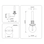 Настенный светильник Ambrella HIGH LIGHT LH LH53128