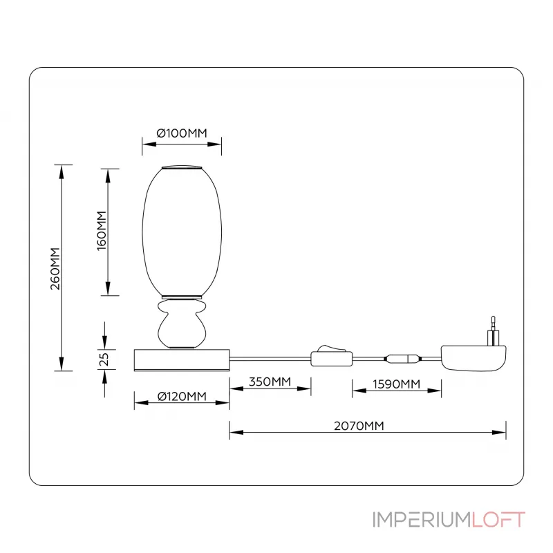 Настольная лампа Ambrella HIGH LIGHT LH LH53154 Настольная лампа Ambrella HIGH LIGHT LH LH53154