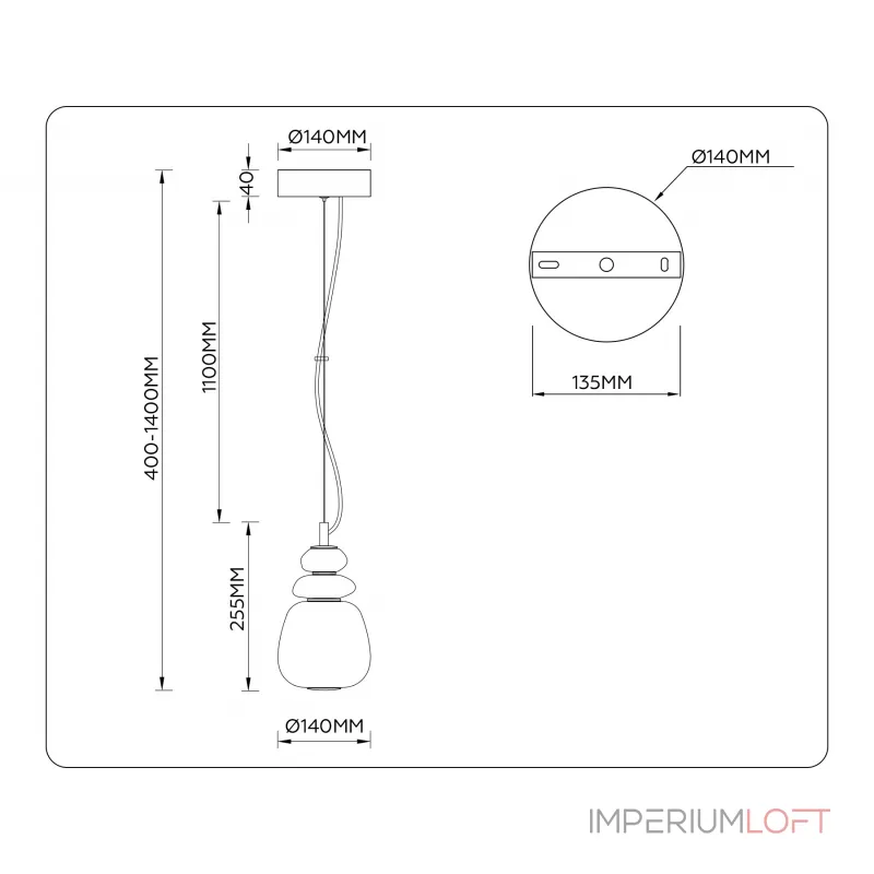 Подвесной светильник Ambrella HIGH LIGHT LH LH53161 Подвесной светильник Ambrella HIGH LIGHT LH LH53161