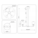 Люстра на штанге Ambrella HIGH LIGHT LH LH53164