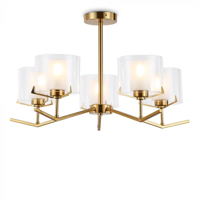Люстра со стеклянными плафонами на штанге Ambrella HIGH LIGHT LH57007 от ImperiumLoft