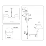 Подвесная люстра Ambrella HIGH LIGHT LH LH72453