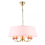 Подвесная люстра с абажуром и декором из керамики Ambrella HIGH LIGHT LH75021