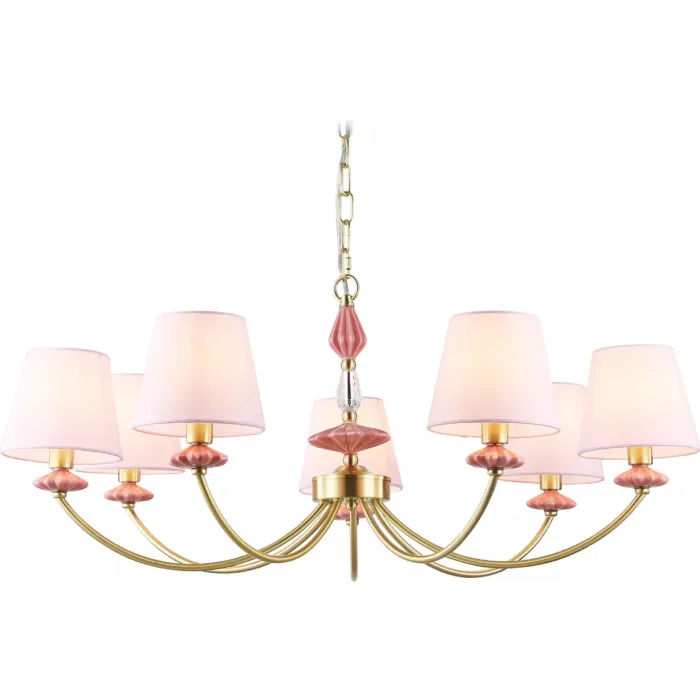 Подвесная люстра с абажуром и декором из керамики Ambrella HIGH LIGHT LH75025 от ImperiumLoft