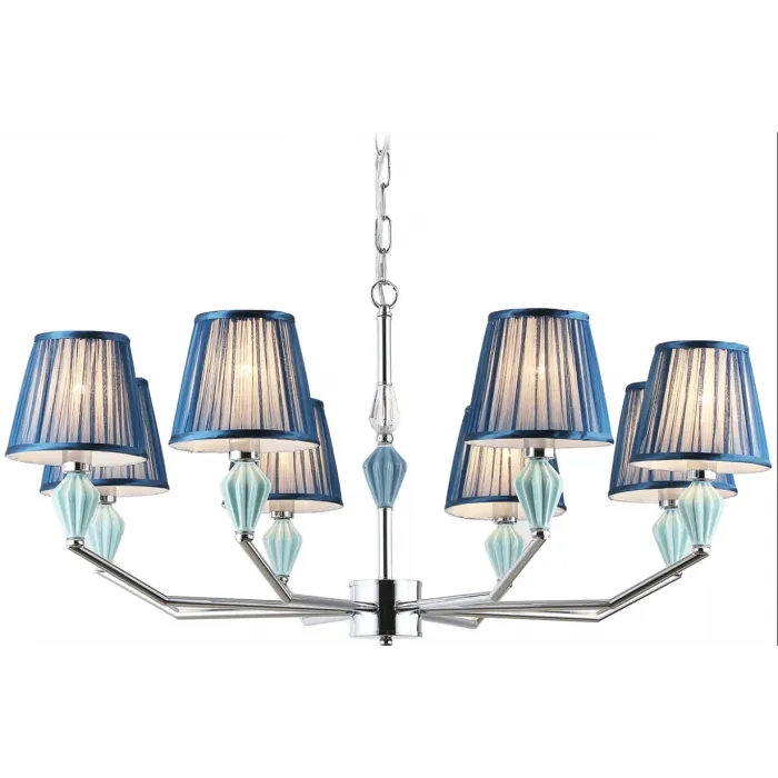 Подвесная люстра с абажуром и декором из керамики Ambrella HIGH LIGHT LH75063 от ImperiumLoft
