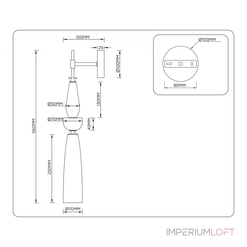 Настенный светильник Ambrella HIGH LIGHT LH LH75369