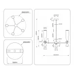 Люстра на штанге Ambrella HIGH LIGHT LH LH75371