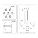 Подвесная люстра Ambrella HIGH LIGHT LH LH75401