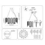Подвесная люстра Ambrella HIGH LIGHT Crystal LH31251