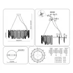 Подвесная люстра Ambrella HIGH LIGHT Crystal LH31253