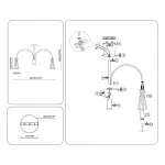 Люстра на штанге Ambrella HIGH LIGHT Modern LH55703