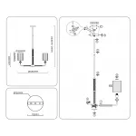 Люстра на штанге Ambrella HIGH LIGHT CLASSIC LH71500