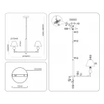 Люстра на штанге Ambrella HIGH LIGHT CLASSIC LH75159