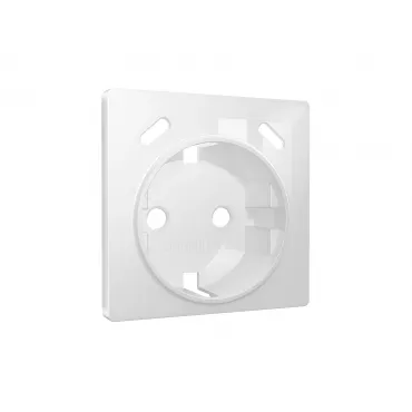 Лицевая панель (Белый глянец) для электрической розетки с заземлением со шторками 2USB C+C Ambrella Volt ALFA AP1105 Лицевая панель (Белый глянец) для электрической розетки с заземлением со шторками 2USB C+C Ambrella Volt ALFA AP1105