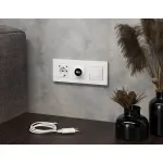 Лицевая панель для терморегулятора теплого пола с цифровым дисплеем Ambrella Volt ALFA AP1258