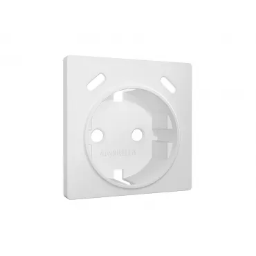 Лицевая панель (Белый матовый) для электрической розетки с заземлением со шторками 2USB C+C Ambrella Volt ALFA AP1305 Лицевая панель (Белый матовый) для электрической розетки с заземлением со шторками 2USB C+C Ambrella Volt ALFA AP1305
