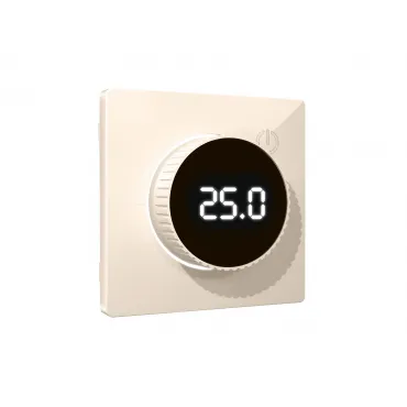 Лицевая панель (Бежевый глянец) для терморегулятора теплого пола с цифровым дисплеем Ambrella Volt ALFA AP3058 Лицевая панель (Бежевый глянец) для терморегулятора теплого пола с цифровым дисплеем Ambrella Volt ALFA AP3058