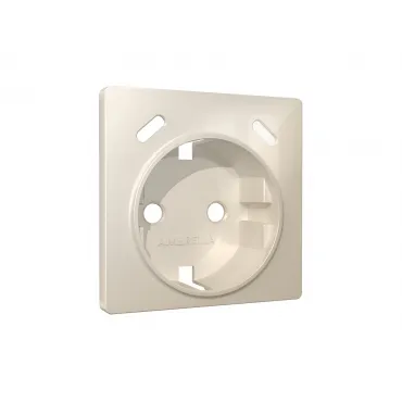 Лицевая панель (Бежевый глянец) для электрической розетки с заземлением со шторками 2USB C+C Ambrella Volt ALFA AP3105 Лицевая панель (Бежевый глянец) для электрической розетки с заземлением со шторками 2USB C+C Ambrella Volt ALFA AP3105