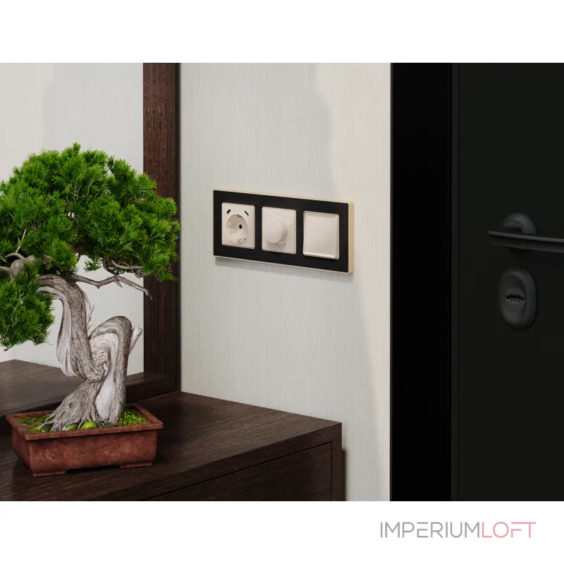 Лицевая панель (Бежевый глянец) для электрической розетки с заземлением со шторками 2USB C+C Ambrella Volt ALFA AP3105 от ImperiumLoft Лицевая панель (Бежевый глянец) для электрической розетки с заземлением со шторками 2USB C+C Ambrella Volt ALFA AP3105 от ImperiumLoft