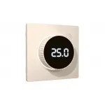 Лицевая панель (Бежевый матовый) для терморегулятора теплого пола с цифровым дисплеем Ambrella Volt ALFA AP3258 от ImperiumLoft