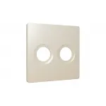 Лицевая панель (Бежевый матовый) для TV двойной розетки Ambrella Volt ALFA AP3333 от ImperiumLoft