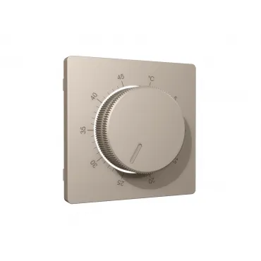 Лицевая панель (Серо-бежевый матовый) для терморегулятора теплого пола Ambrella Volt ALFA AP3657