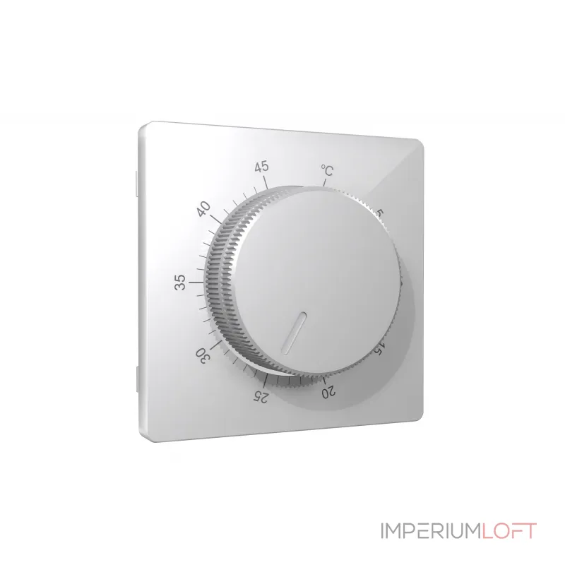 Лицевая панель (Серебро глянец) для терморегулятора теплого пола Ambrella Volt ALFA AP4057 от ImperiumLoft