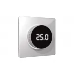 Лицевая панель (Серебро глянец) для терморегулятора теплого пола с цифровым дисплеем Ambrella Volt ALFA AP4058 от ImperiumLoft