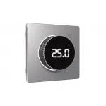 Лицевая панель (Сталь матовый) для терморегулятора теплого пола с цифровым дисплеем Ambrella Volt ALFA AP5058 от ImperiumLoft