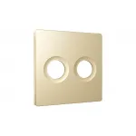 Лицевая панель (Шампань) для TV двойной розетки Ambrella Volt ALFA AP6133 от ImperiumLoft