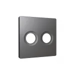 Лицевая панель (Антрацит серый) для TV двойной розетки Ambrella Volt ALFA AP6633 от ImperiumLoft