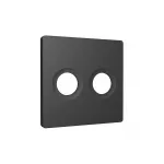 Лицевая панель (Графит мягкое касание) для TV двойной розетки Ambrella Volt ALFA AP9133 от ImperiumLoft