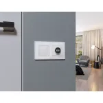 Комплект механизма терморегулятора теплого пола с цифровым дисплеем с подсветкой 16A-250V Ambrella Volt MA MA105810 от ImperiumLoft