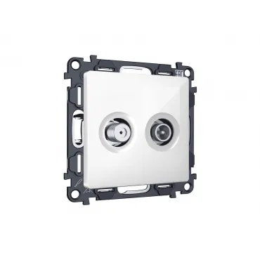 Комплект механизма розетки TV оконечной + SAT 5-862MHz 3.5dB/950-2150MHz 3.5dB Ambrella Volt MA MA113310
