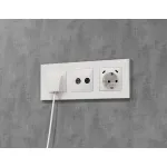 Комплект механизма розетки TV оконечной + SAT 5-862MHz 3.5dB/950-2150MHz 3.5dB Ambrella Volt MA MA113310