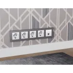 Комплект механизма компьютерной розетки Ambrella Volt MA MA132005 от ImperiumLoft