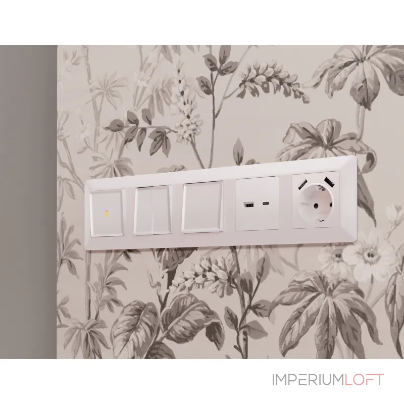 Комплект механизма 2-клавишного перекрестного выключателя 10A-250V Ambrella Volt MA MA203030 от ImperiumLoft Комплект механизма 2-клавишного перекрестного выключателя 10A-250V Ambrella Volt MA MA203030 от ImperiumLoft