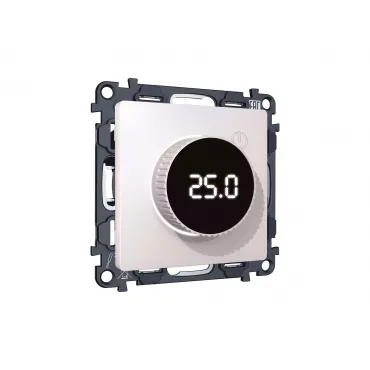 Комплект механизма терморегулятора с цифровым дисплеем с подсветкой и датчиком для теплого пола 16A-250V Ambrella Volt MA MA205810 Комплект механизма терморегулятора с цифровым дисплеем с подсветкой и датчиком для теплого пола 16A-250V Ambrella Volt MA MA205810