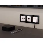 Комплект механизма компьютерной двойной розетки Ambrella Volt MA MA212110 от ImperiumLoft