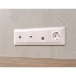 Комплект механизма TV розетки оконечной экранированной 5-1000MHz 3dB Ambrella Volt MA MA213005
