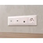 Комплект механизма TV розетки SAT 5-2400MHz 3.5dB Ambrella Volt MA MA213050